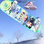 Compliance Risk - Cool black teenager doing skateboard trick